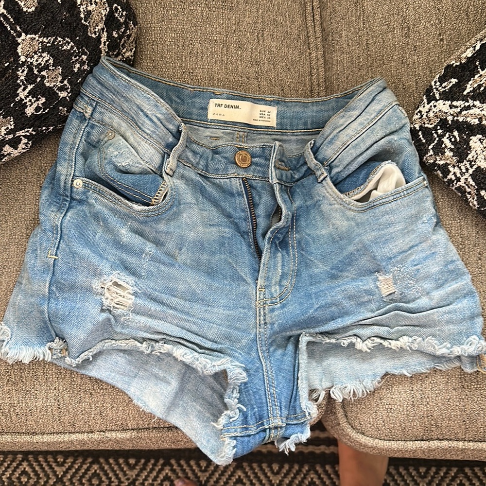 Zara jean shorts